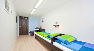 Гостиница Хостел Афины Томск Односпальная кровать в общем номере для мужчин и женщин-2